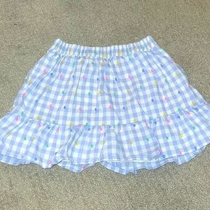Gap checkered skirt